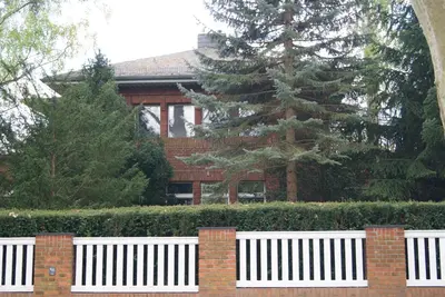Ein Garten an der Unterkunft 
