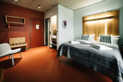 Ein Bett oder Betten in einem Zimmer der Unterkunft Hotel Rossi