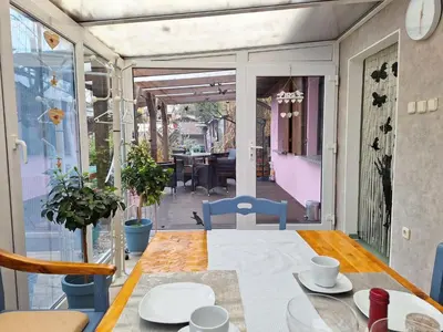 Ein Sitzbereich in der Unterkunft Holiday Home Heike by Interhome
