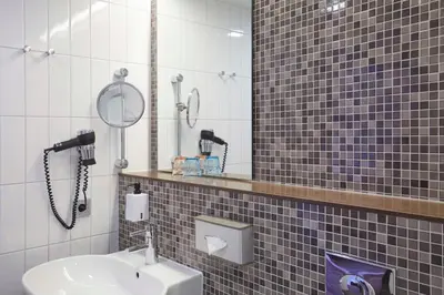 Ein Badezimmer in der Unterkunft Scandic Berlin Potsdamer Platz