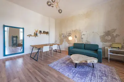 Ein Sitzbereich in der Unterkunft Design Apartments - 