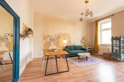 Ein Sitzbereich in der Unterkunft Design Apartments - 