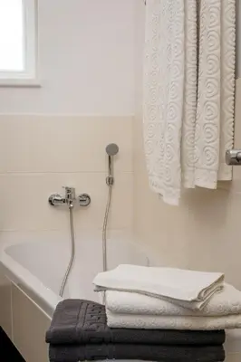 Ein Badezimmer in der Unterkunft Ferienwohnung Berlin