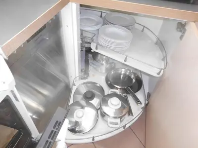 Küche/Küchenzeile in der Unterkunft Ferienwohnung Blankenfelde mit Schallschutz und Parkplatz