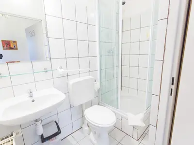 Ein Badezimmer in der Unterkunft Pension Marie Prenzlauer Berg