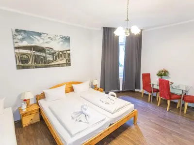 Ein Bett oder Betten in einem Zimmer der Unterkunft Pension Marie Prenzlauer Berg