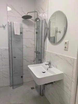 Ein Badezimmer in der Unterkunft Pension Marie Prenzlauer Berg