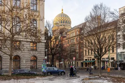Ein allgemeiner Blick auf Berlin oder ein Stadtblick von des Hotels aus