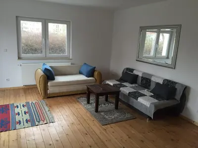 Ein Sitzbereich in der Unterkunft Ferienwohnungen Elvano