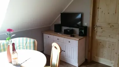 TV/Unterhaltungsangebot in der Unterkunft Ferienwohnungen Dirk Laurisch