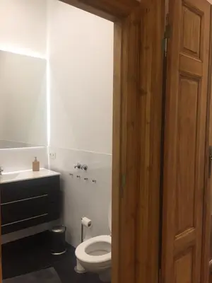 Ein Badezimmer in der Unterkunft City-Apartment Berlin Charlottenburg