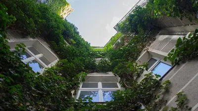 Ein Garten an der Unterkunft City-Apartment Berlin Charlottenburg