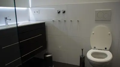 Ein Badezimmer in der Unterkunft City-Apartment Berlin Charlottenburg