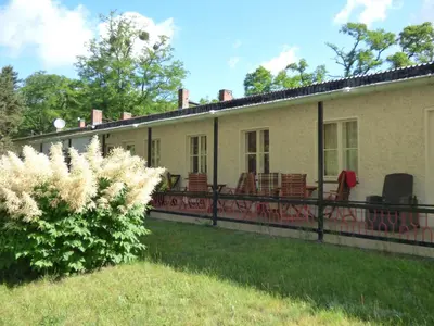 Ein Garten an der Unterkunft Pension Seeterrasse