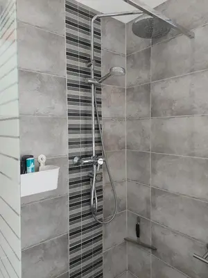 Ein Badezimmer in der Unterkunft Ferienwohnung Mahlsdorf