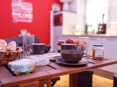 Essen in der Ferienwohnung oder in der Nähe