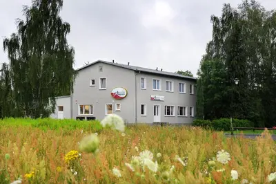 Das Gebäude in dem sich das Hotel befindet