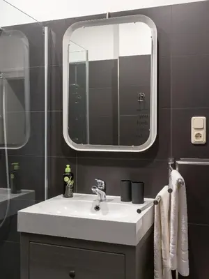 Ein Badezimmer in der Unterkunft Apartment Berlin Kaiser-Friedrich-Straße