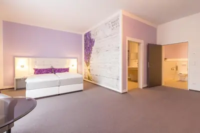 Ein Bett oder Betten in einem Zimmer der Unterkunft Marina Niederhavel