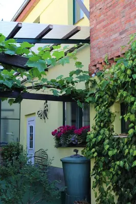 Ein Garten an der Unterkunft Spreewald Ferienwohnung Lübben