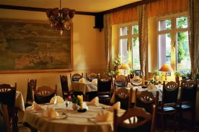 Ein Restaurant oder anderes Speiselokal in der Unterkunft Gasthaus Wagner