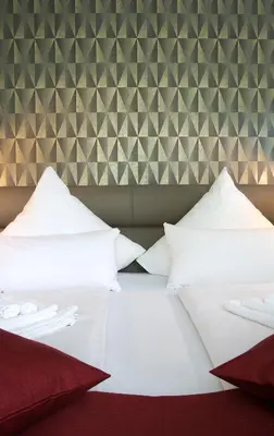 Ein Bett oder Betten in einem Zimmer der Unterkunft Am Schmeding