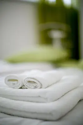 Ein Bett oder Betten in einem Zimmer der Unterkunft Am Schmeding