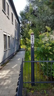 Ein Garten an der Unterkunft Am Schmeding