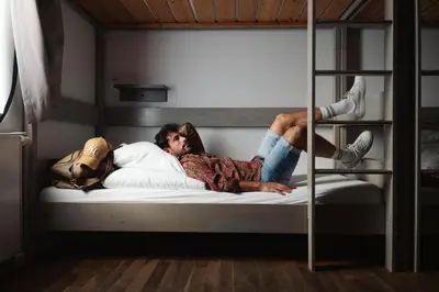Ein Bett oder Betten in einem Zimmer der Unterkunft Pfefferbett Hostel