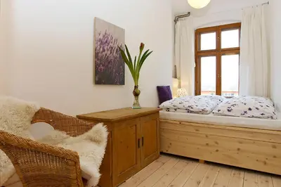 Ein Bett oder Betten in einem Zimmer der Unterkunft Berlin Apartments Mitte