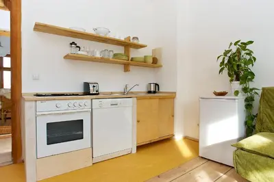 Küche/Küchenzeile in der Unterkunft Berlin Apartments Mitte