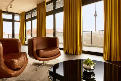 Ein Sitzbereich in der Unterkunft Hotel AMANO Rooms & Apartments