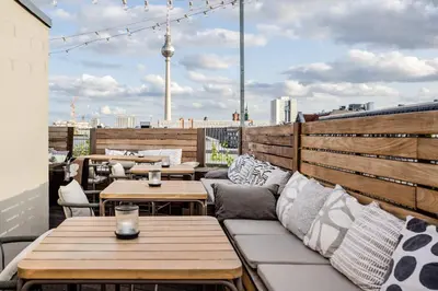 Ein Sitzbereich in der Unterkunft Hotel AMANO Rooms & Apartments
