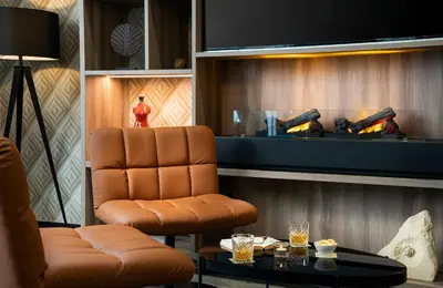 Ein Sitzbereich in der Unterkunft Leonardo Hotel Berlin