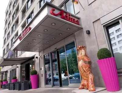 Das Gebäude in dem sich das Aparthotel befindet