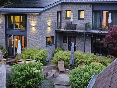 Ein Garten an der Unterkunft Hey Spreewald Ferienapartments