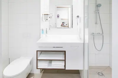 Ein Badezimmer in der Unterkunft Hotel MOA Berlin