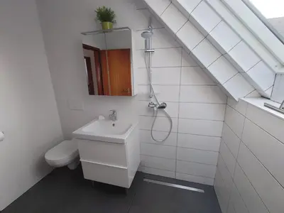 Ein Badezimmer in der Unterkunft Fewo Berlin Tempelhof