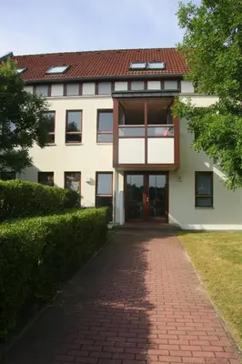 Das Gebäude in dem sich die Ferienwohnung befindet