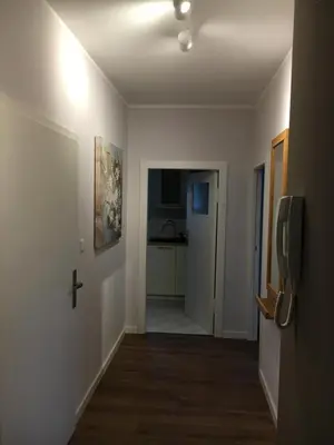Küche/Küchenzeile in der Unterkunft Potsdam-Krampnitz