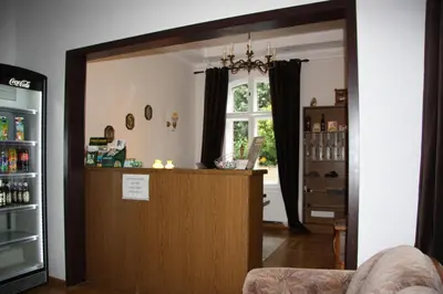 Küche/Küchenzeile in der Unterkunft Hotel Zum goldenen Stern