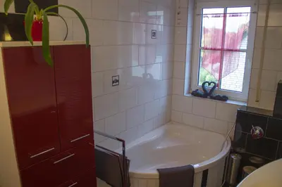 Ein Badezimmer in der Unterkunft Ferienhaus Bogsi