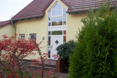 Ein Garten an der Unterkunft Ferienhaus Bogsi