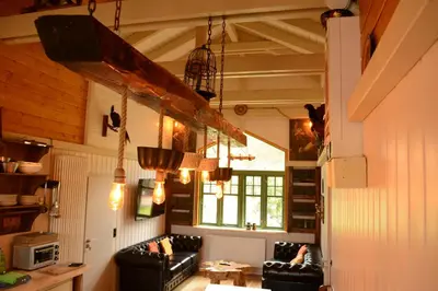 Ein Sitzbereich in der Unterkunft Alexanderhaus, Pension und Restaurant