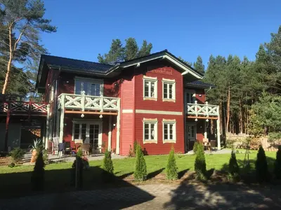 Ein Garten an der Unterkunft Alexanderhaus, Pension und Restaurant