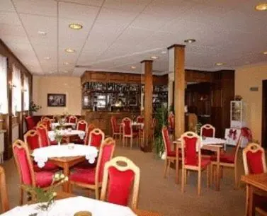 Ein Restaurant oder anderes Speiselokal in der Unterkunft Hotel Am Schiffshebewerk