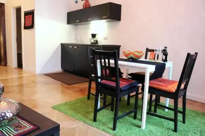 Küche/Küchenzeile in der Unterkunft Berlin Apartments Mitte