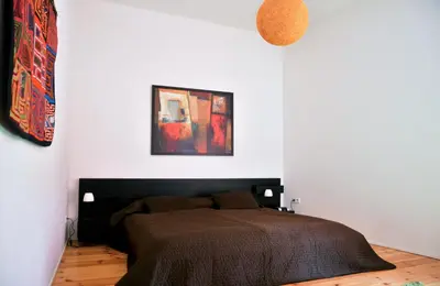 Ein Bett oder Betten in einem Zimmer der Unterkunft Berlin Apartments Mitte
