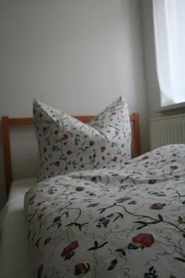 Ein Bett oder Betten in einem Zimmer der Unterkunft Ferienwohnung Templin