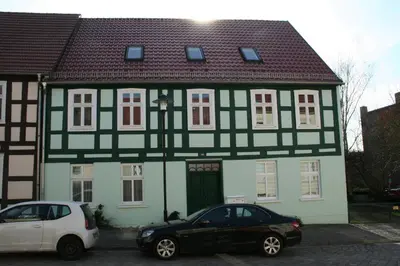 Das Gebäude in dem sich die Ferienwohnung befindet